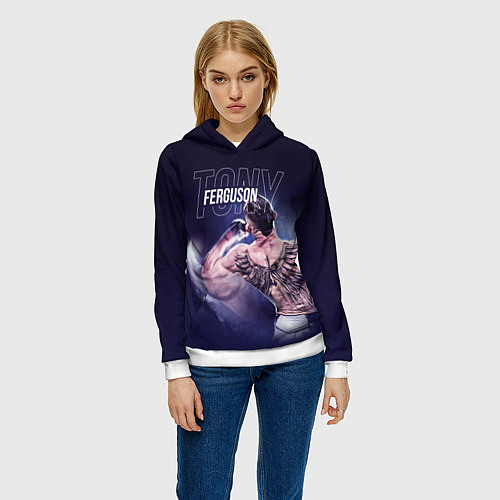Женская толстовка Tony Ferguson / 3D-Белый – фото 3