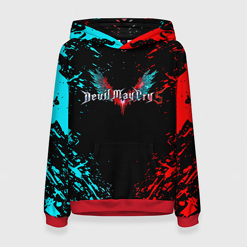 Женская толстовка DEVIL MAY CRY / 3D-Красный – фото 1