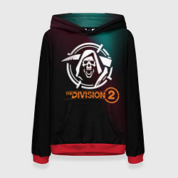 Толстовка-худи женская The Division 2 Logo, цвет: 3D-красный