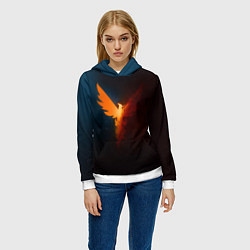 Толстовка-худи женская The Division 2, цвет: 3D-белый — фото 2