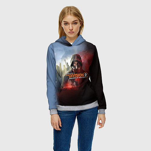 Женская толстовка The Division 2 / 3D-Меланж – фото 3