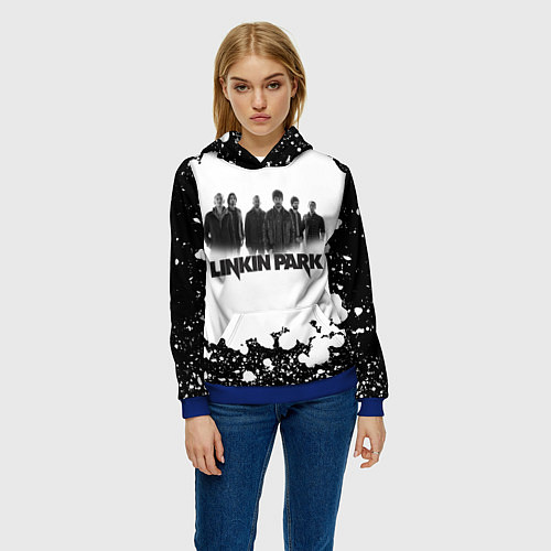 Женская толстовка LINKIN PARKспина / 3D-Синий – фото 3
