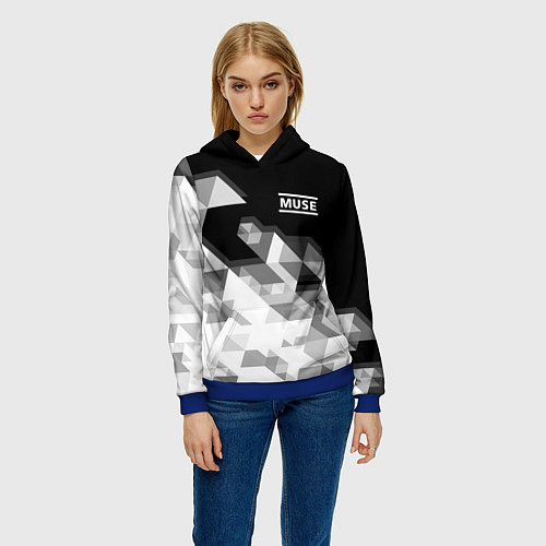 Женская толстовка Muse / 3D-Синий – фото 3