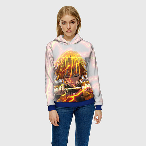 Женская толстовка KIMETSU NO YAIBA / 3D-Синий – фото 3
