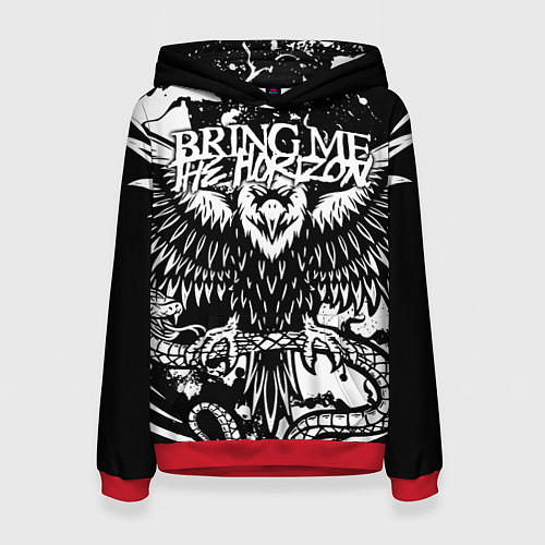 Женская толстовка Bring Me the Horizon / 3D-Красный – фото 1