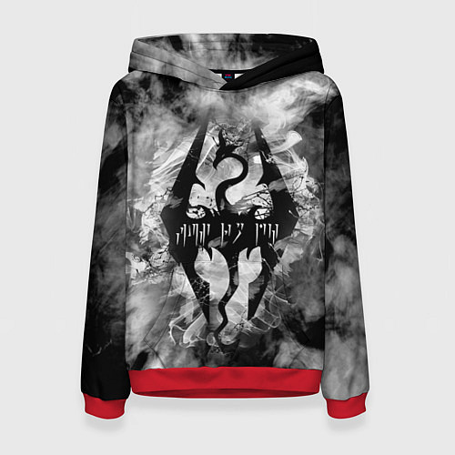 Женская толстовка THE ELDER SCROLLS / 3D-Красный – фото 1