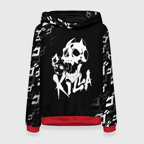 Женская толстовка KILLER QUEEN / 3D-Красный – фото 1