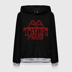 Толстовка-худи женская Twin Peaks, цвет: 3D-меланж