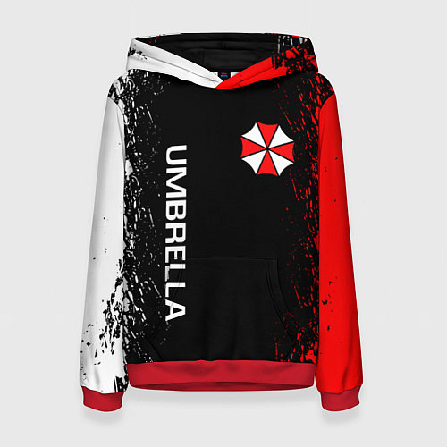 Женская толстовка RESIDENT EVIL UMBRELLA / 3D-Красный – фото 1