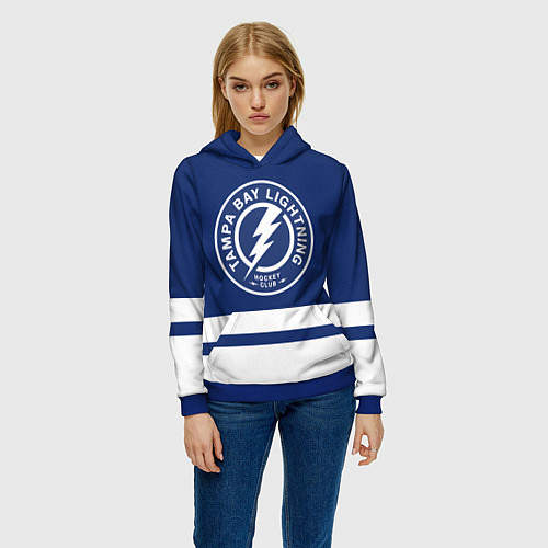 Женская толстовка Тампа-Бэй Лайтнинг / 3D-Синий – фото 3