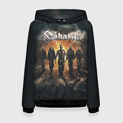 Толстовка-худи женская Sabaton Band, цвет: 3D-черный