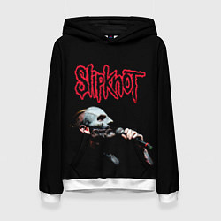 Толстовка-худи женская SLIPKNOT COREY, цвет: 3D-белый