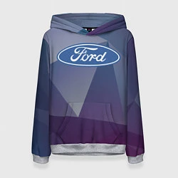 Толстовка-худи женская Ford, цвет: 3D-меланж