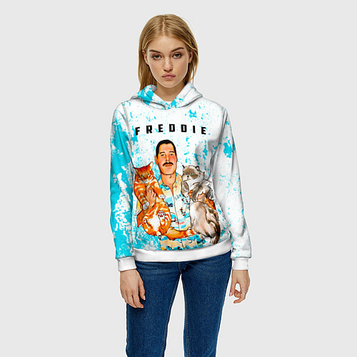 Женская толстовка Queen / 3D-Белый – фото 3