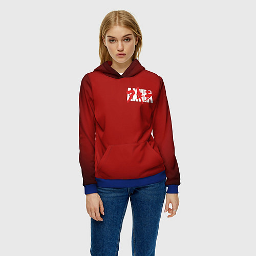 Женская толстовка Akira / 3D-Синий – фото 3