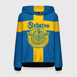 Толстовка-худи женская Sabaton, цвет: 3D-черный
