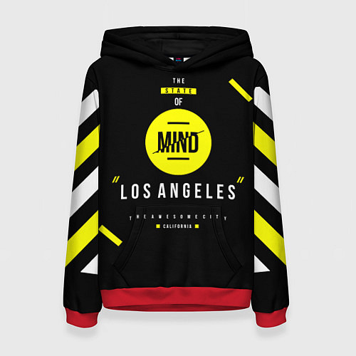 Женская толстовка Off-White: Los Angeles / 3D-Красный – фото 1