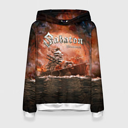 Толстовка-худи женская Sabaton, цвет: 3D-белый