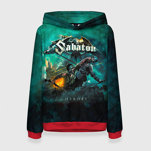 Женская толстовка Sabaton / 3D-Красный – фото 1