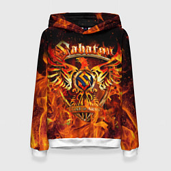 Толстовка-худи женская SABATON, цвет: 3D-белый