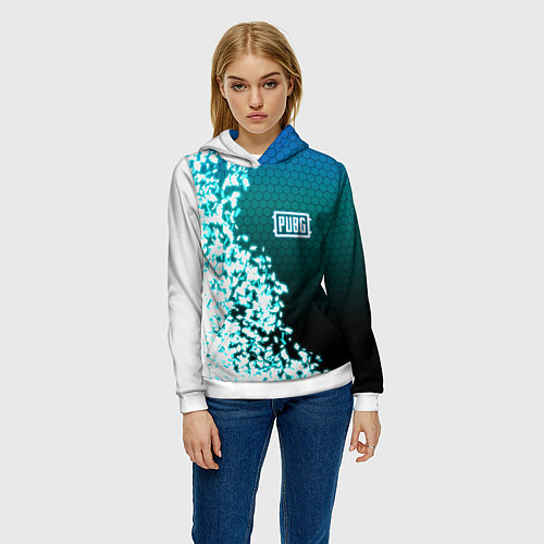 Женская толстовка PUBG / 3D-Белый – фото 3
