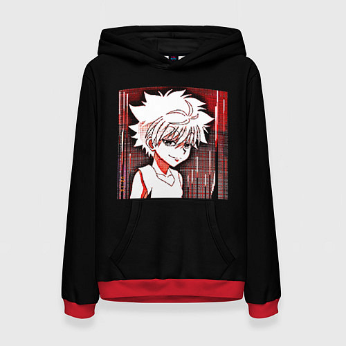 Женская толстовка Hunter x Hunter Киллуа Killua / 3D-Красный – фото 1