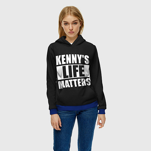 Женская толстовка KENNYS LIFE MATTERS / 3D-Синий – фото 3