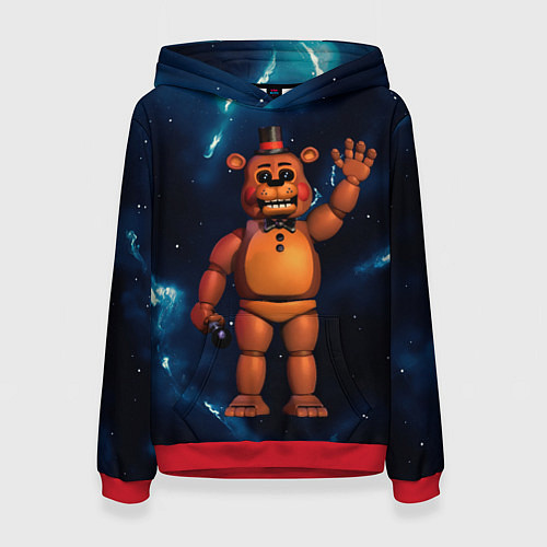 Женская толстовка Five Nights At Freddys / 3D-Красный – фото 1