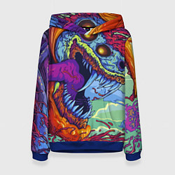 Толстовка-худи женская HYPERBEAST, цвет: 3D-синий