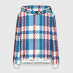 Толстовка-худи женская Челнок, цвет: 3D-белый