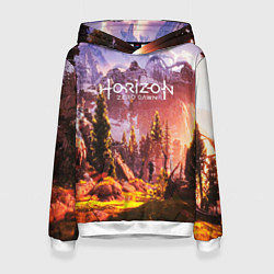 Толстовка-худи женская Horizon Zero Dawn, цвет: 3D-белый