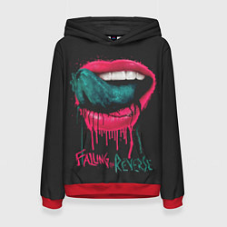 Толстовка-худи женская Falling in Reverse, цвет: 3D-красный