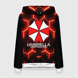 Толстовка-худи женская UMBRELLA CORP, цвет: 3D-белый