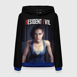 Толстовка-худи женская Jill Valentine, цвет: 3D-синий