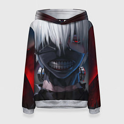 Толстовка-худи женская TOKYO GHOUL, цвет: 3D-меланж