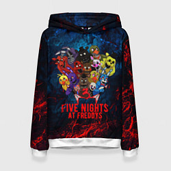 Толстовка-худи женская Five Nights At Freddys, цвет: 3D-белый