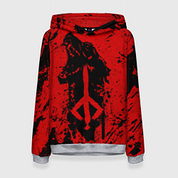 Толстовка-худи женская BLOODBORNE, цвет: 3D-меланж