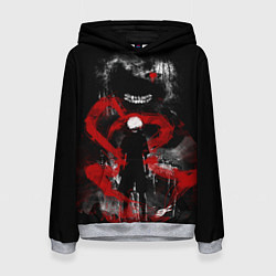 Толстовка-худи женская TOKYO GHOUL, цвет: 3D-меланж