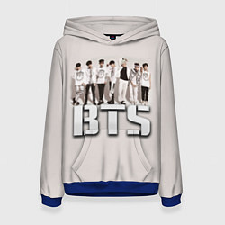 Толстовка-худи женская BTS, цвет: 3D-синий