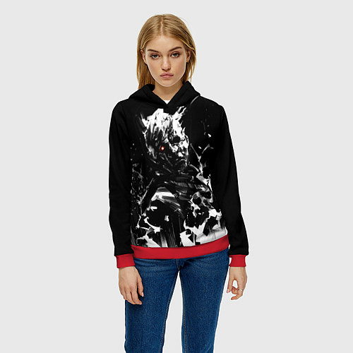 Женская толстовка Dead by Daylight / 3D-Красный – фото 3