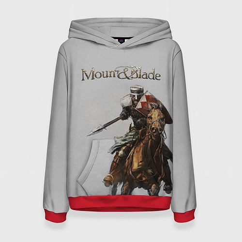 Женская толстовка Mount and Blade / 3D-Красный – фото 1