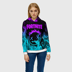 Толстовка-худи женская FORTNITE X TRAVIS SCOTT, цвет: 3D-белый — фото 2