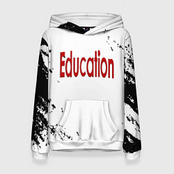 Толстовка-худи женская SEX EDUCATION, цвет: 3D-белый