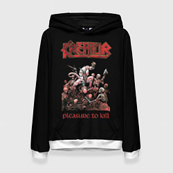 Толстовка-худи женская Kreator, цвет: 3D-белый