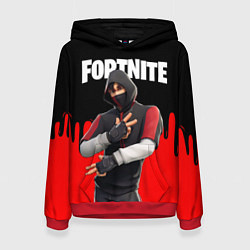 Толстовка-худи женская FORTNITE x IKONIK, цвет: 3D-красный