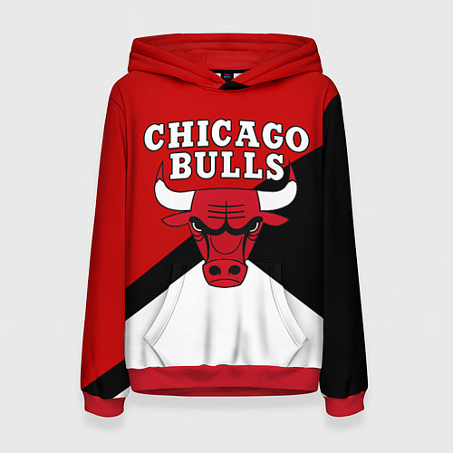 Женская толстовка CHICAGO BULLS / 3D-Красный – фото 1