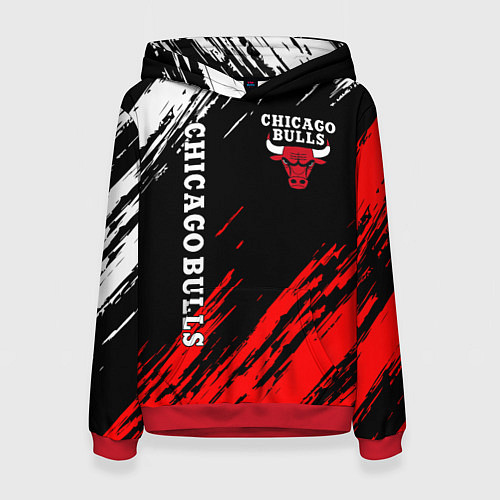 Женская толстовка CHICAGO BULLS / 3D-Красный – фото 1