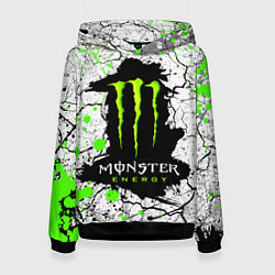 Толстовка-худи женская MONSTER ENERGY Z, цвет: 3D-черный