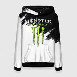Толстовка-худи женская MONSTER ENERGY, цвет: 3D-черный