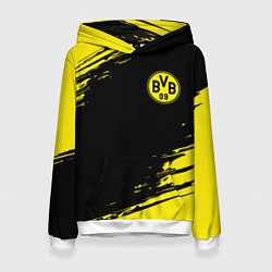 Толстовка-худи женская BORUSSIA, цвет: 3D-белый